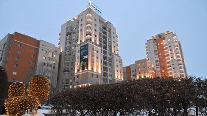 Новогодние виды Астаны