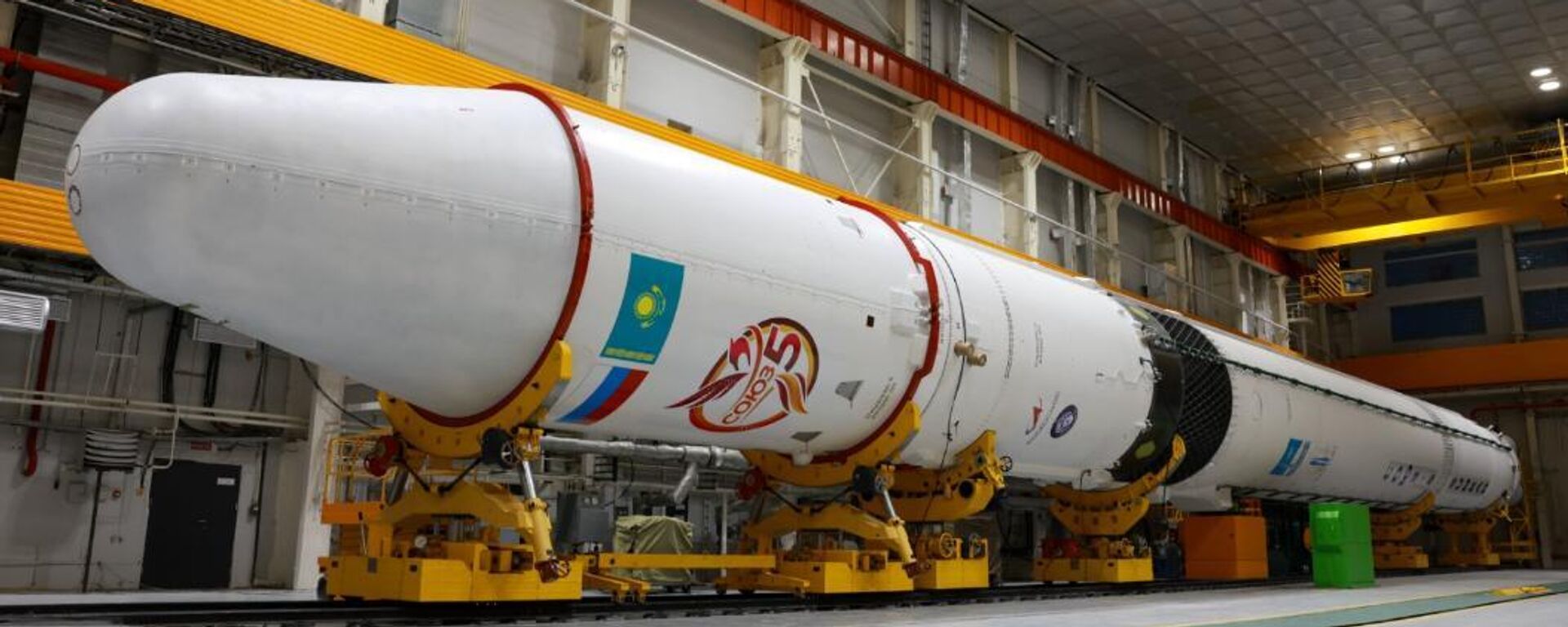 Подготовка к первому пуску ракеты Союз 5/Сункар с комплекса Байтерек на Байконуре - Sputnik Казахстан, 1920, 26.12.2025