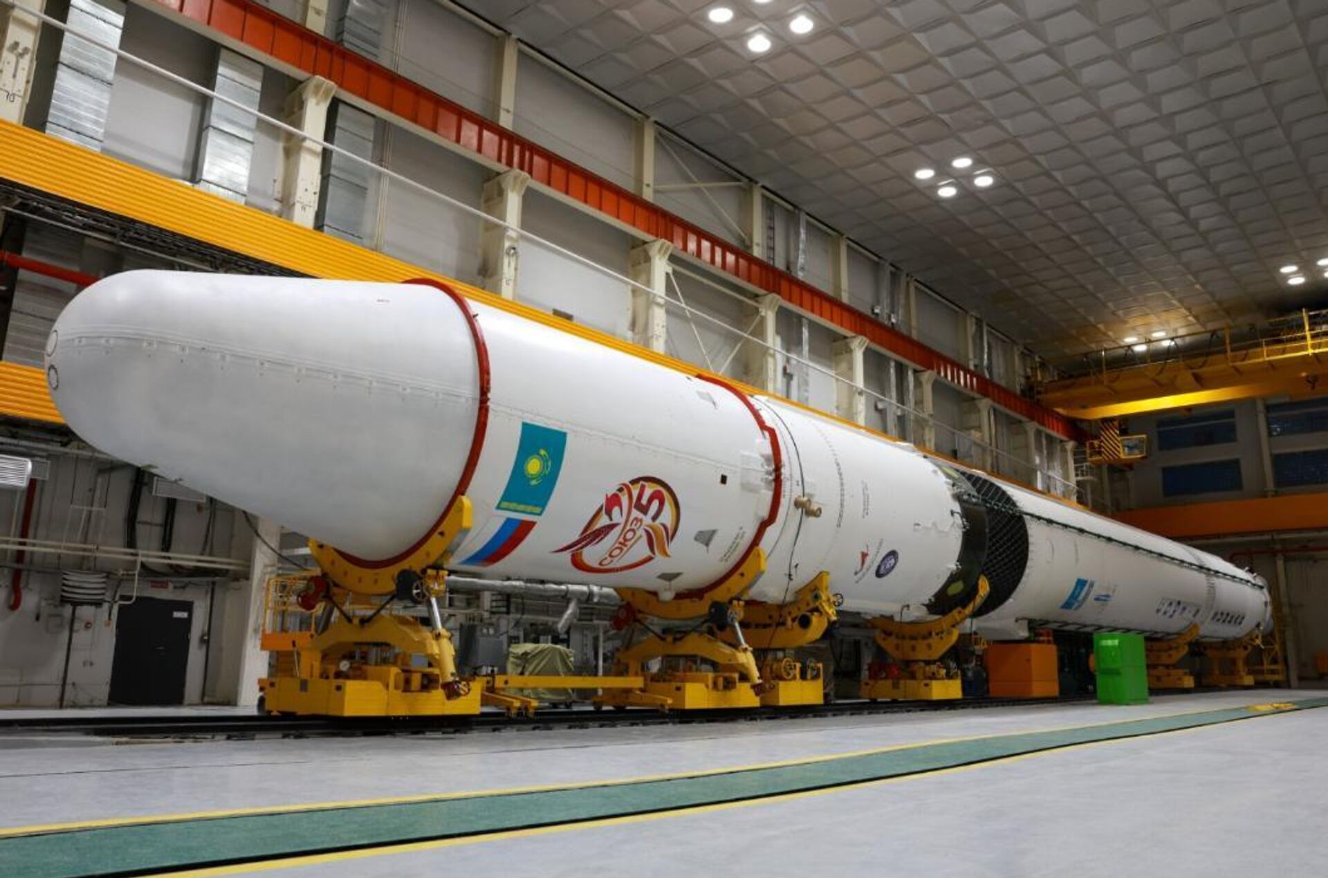 Подготовка к первому пуску ракеты Союз 5/Сункар с комплекса Байтерек на Байконуре - Sputnik Казахстан, 1920, 26.12.2025