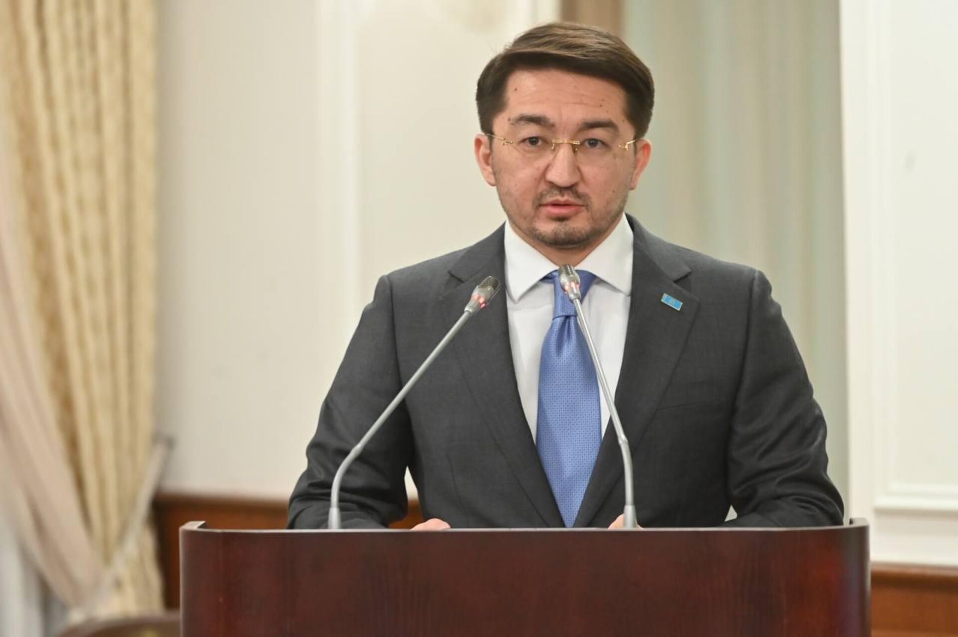 Министр ИИ и цифровизации Казахстана Жаслан Мадиев - Sputnik Казахстан, 1920, 06.01.2026