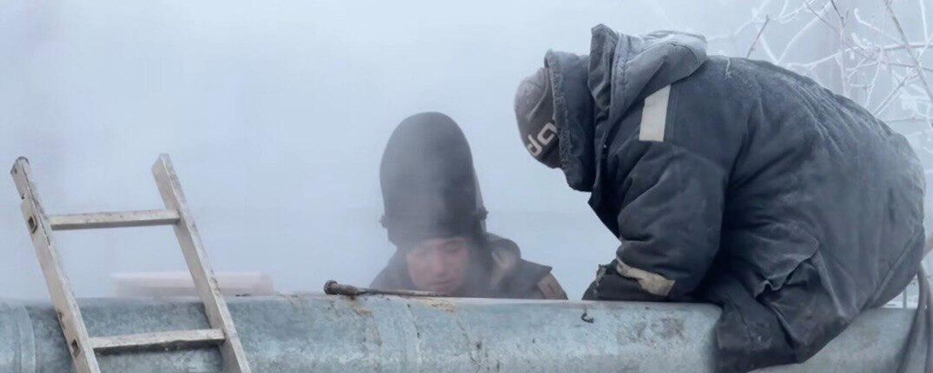 Ремонт трубопровода в Темиртау - Sputnik Казахстан, 1920, 14.01.2026