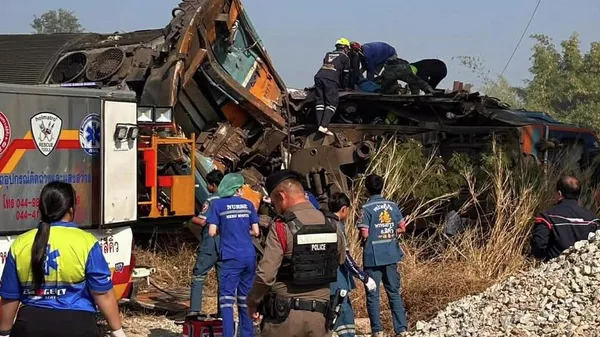 Железнодорожная авария в Таиланде - Sputnik Казахстан