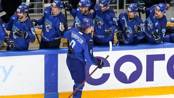 Фрагмент матча Барыс - ЦСКА - Sputnik Казахстан