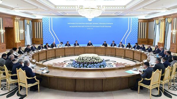 Заседание Рабочей группы по Парламентской реформе с участием Касым-Жомарта Токаева - Sputnik Қазақстан