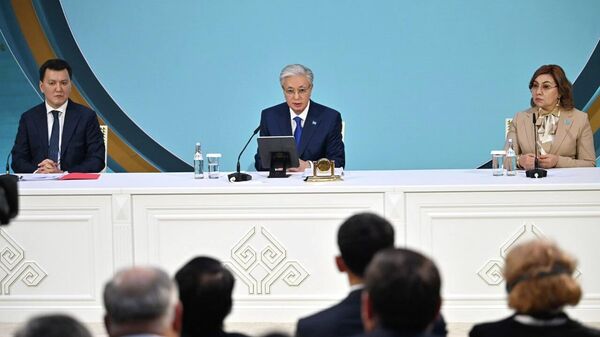 Касым-Жомарт Токаев выступил на Национальном курултае в Кызылорде - Sputnik Казахстан