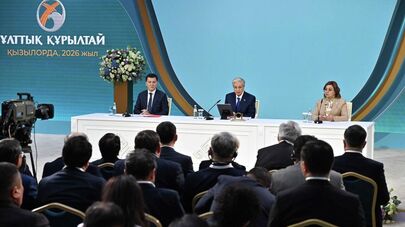 Касым-Жомарт Токаев выступил на Национальном курултае в Кызылорде
