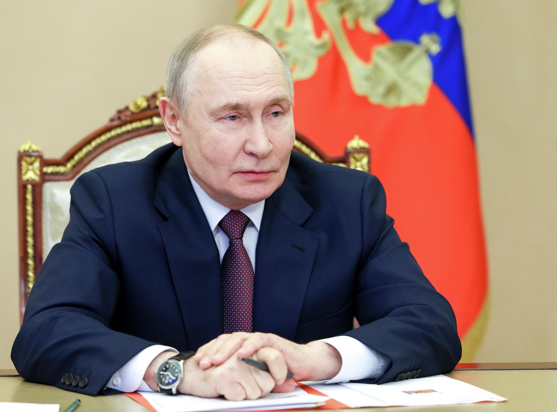 Президент Владимир Путин провел заседание Совбеза РФ - Sputnik Казахстан, 1920, 22.01.2026