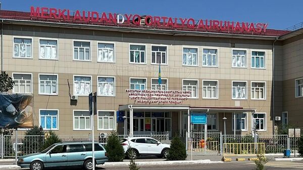 Меркенская районная больница, архивное фото - Sputnik Казахстан