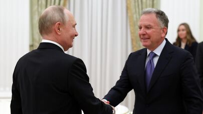 Встреча президента Владимира Путина и спецпосланника президента США Стивена Уиткоффа