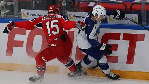 Матч между ХК Барыс и ХК ЦСКА - Sputnik Казахстан