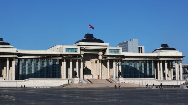 Дворец правительства Монголии в Улан-Баторе - Sputnik Казахстан