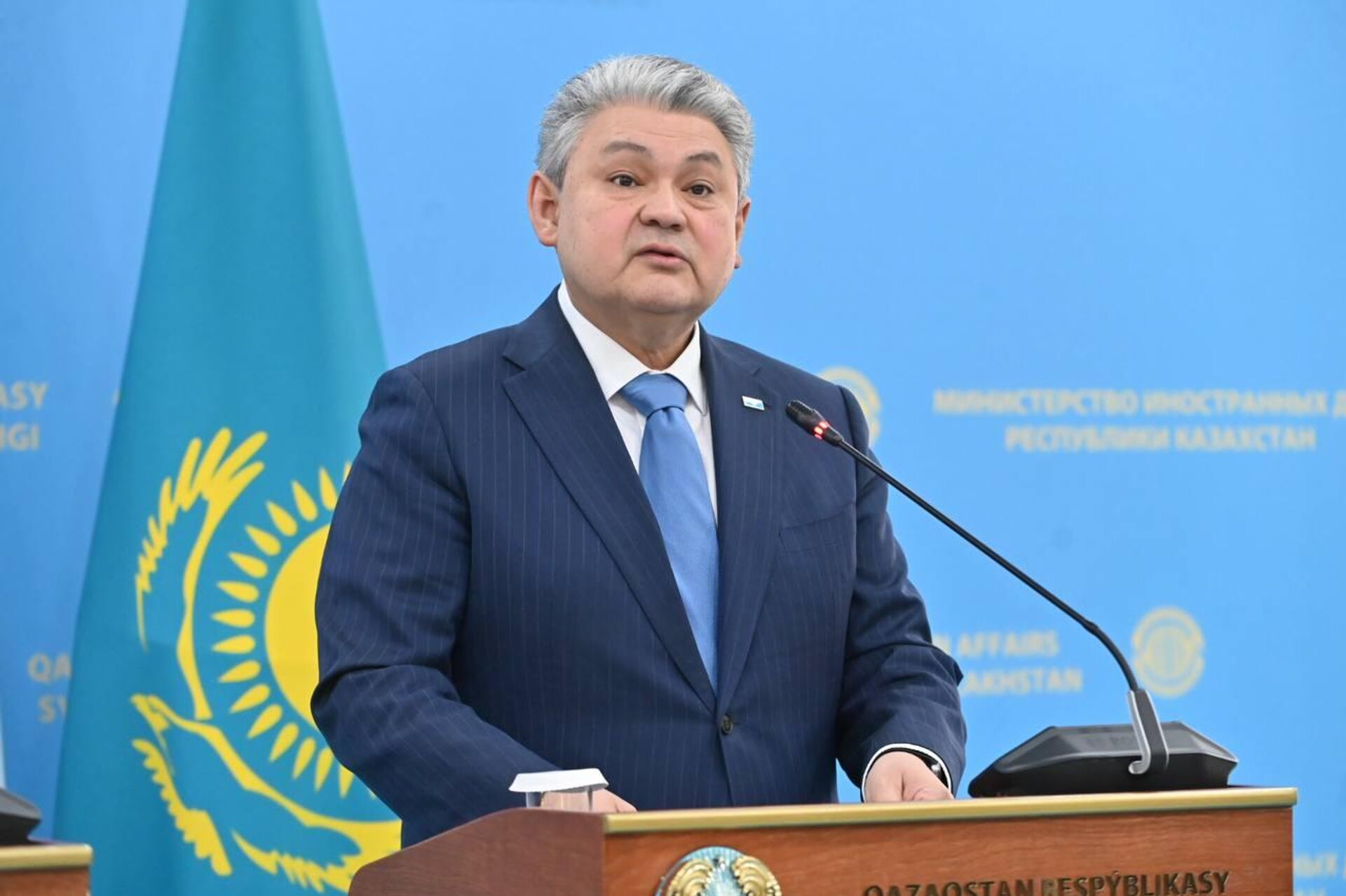 Министр иностранных дел государства Израиль Гидеон Саар прибыл с официальным визитом в Астану Министр иностранных дел государства Израиль Гидеон Саар прибыл с официальным визитом в Астану - Sputnik Казахстан, 1920, 27.01.2026