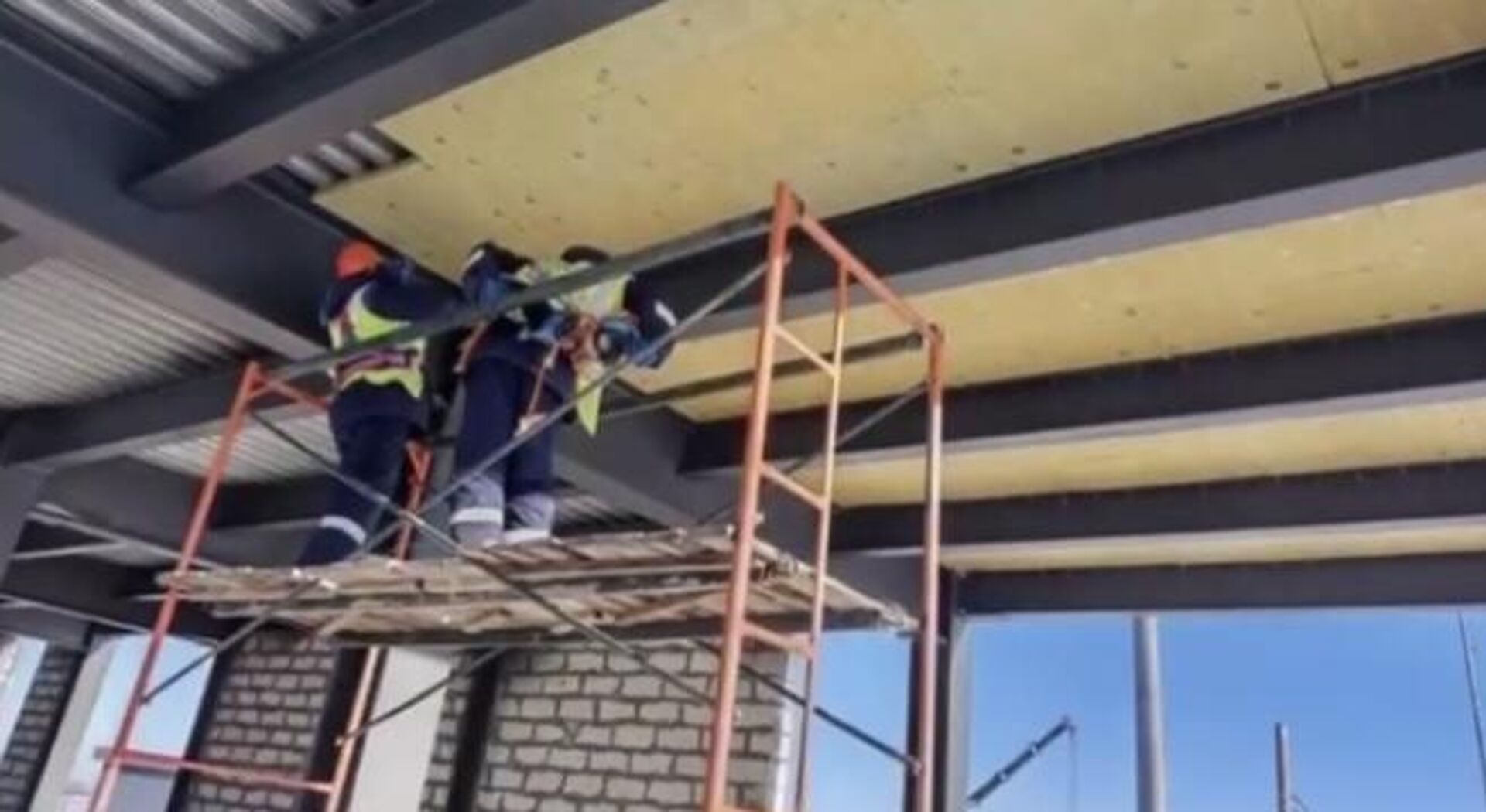 Строительно-монтажные работы на пункте пропуска Бугристое - Sputnik Казахстан, 1920, 30.01.2026