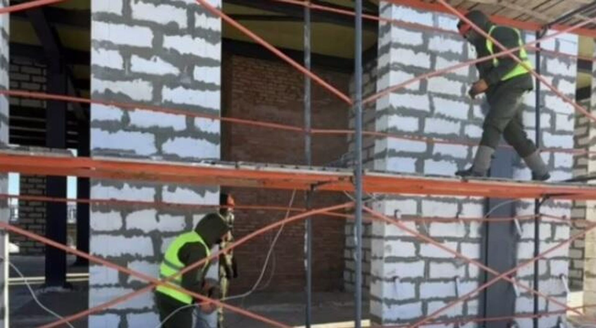 Строительно-монтажные работы на пункте пропуска Бугристое - Sputnik Казахстан, 1920, 30.01.2026