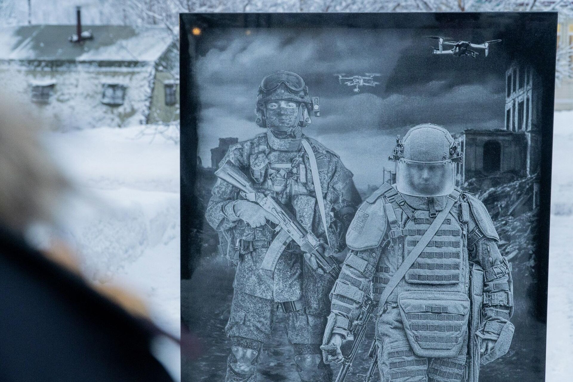 В морском инженерном полку Северного флота открыли памятник участникам СВО - Sputnik Казахстан, 1920, 30.01.2026