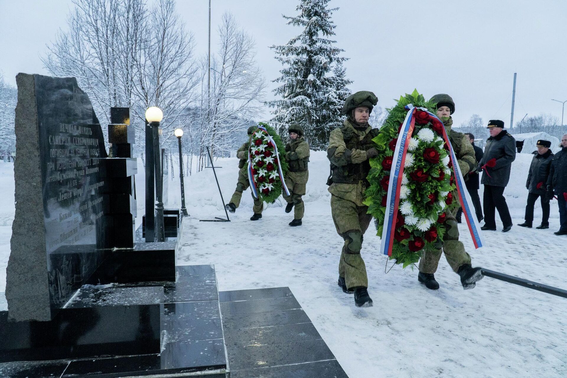 В морском инженерном полку Северного флота открыли памятник участникам СВО - Sputnik Казахстан, 1920, 30.01.2026