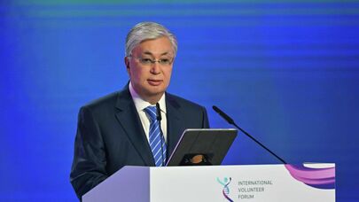 Касым-Жомарт Токаев на Международном форуме волонтеров