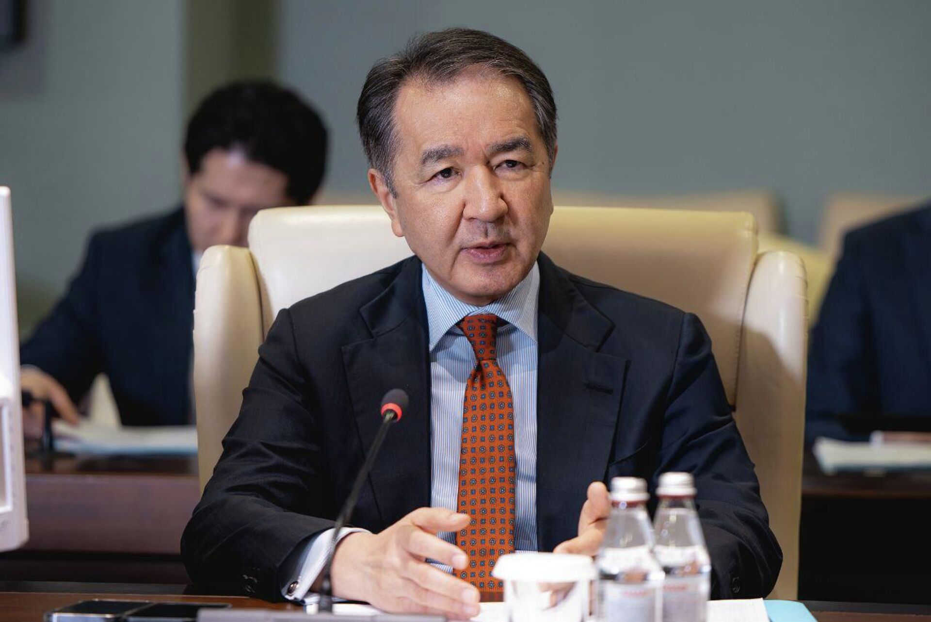 Председатель Коллегии ЕЭК Бакытжан Сагинтаев
Председатель Коллегии ЕЭК Бакытжан Сагинтаев
- Sputnik Казахстан, 1920, 31.01.2026