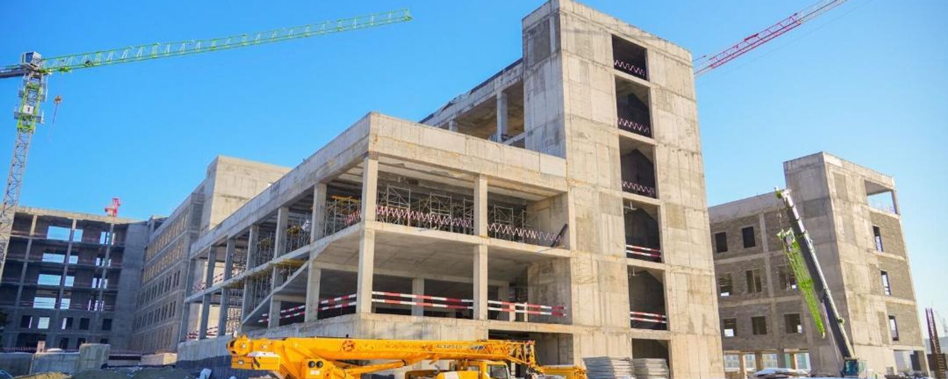 Строящиеся медучреждения Астаны - Sputnik Казахстан, 1920, 02.02.2026