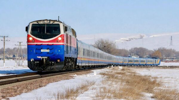 Пассажирский поезд - Sputnik Қазақстан