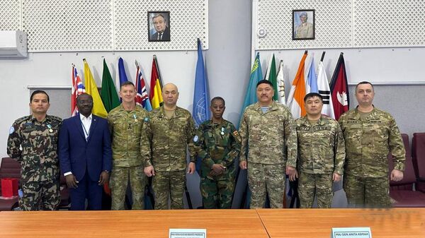 Глава миссии ООН отметила высокий уровень подготовки казахстанских миротворцев - Sputnik Казахстан