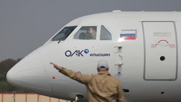 Образец регионального самолета Ил-114-300  - Sputnik Казахстан
