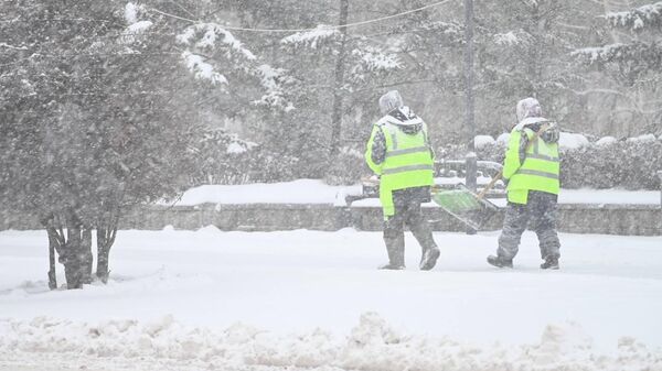 Астанадағы қар - Sputnik Қазақстан