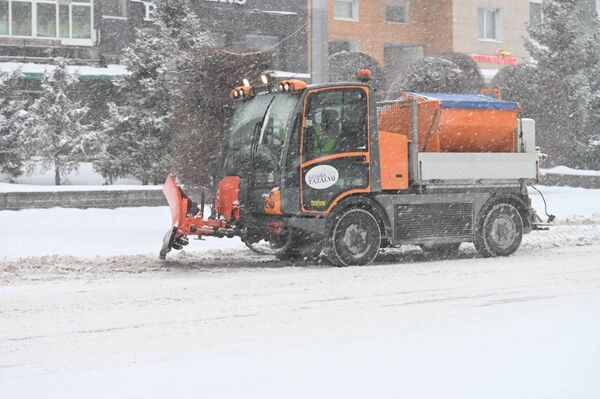Снегопад в Астане - Sputnik Казахстан
