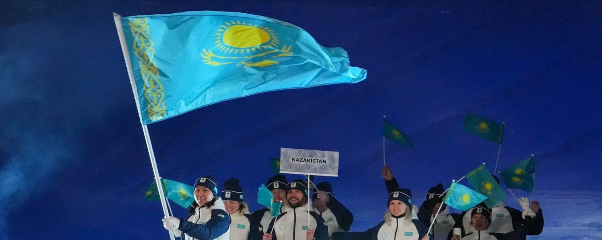 Национальная сборная Казахстана на Олимпийских играх в Италии - Sputnik Казахстан, 1920, 07.02.2026