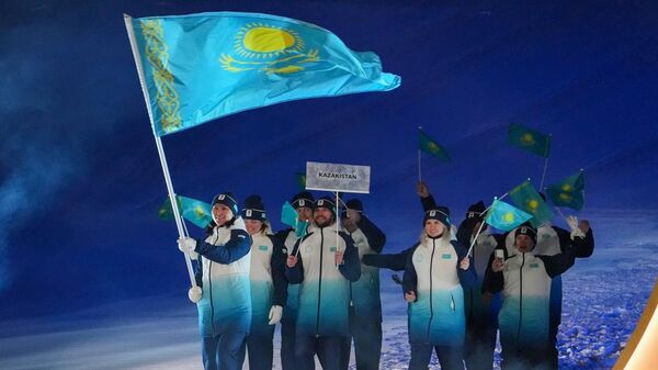 Национальная сборная Казахстана на Олимпийских играх в Италии - Sputnik Казахстан