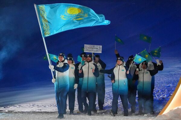 Национальная сборная Казахстана на Олимпийских играх в Италии - Sputnik Казахстан