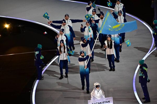 Национальная сборная Казахстана на Олимпийских играх в Италии - Sputnik Казахстан
