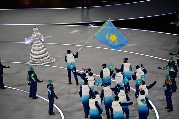Национальная сборная Казахстана на Олимпийских играх в Италии - Sputnik Казахстан