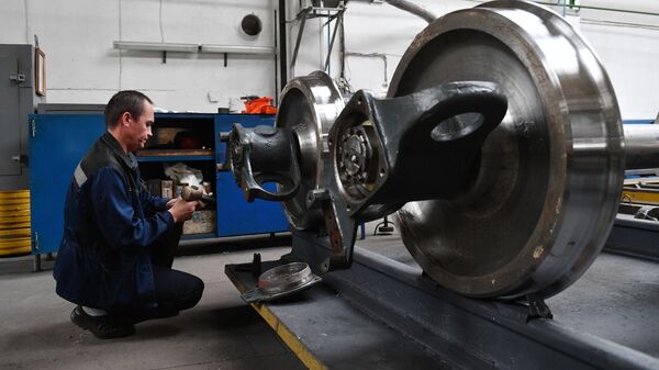 Ремонт вагонов метрополитена, архивное фото - Sputnik Казахстан