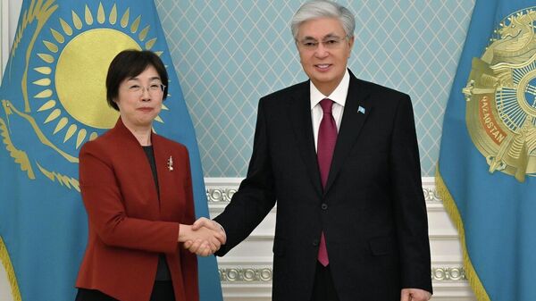 Мемлекет басшысы Азия инфрақұрылымдық инвестициялар банкінің президенті Цзоу Цзяиді қабылдады - Sputnik Қазақстан