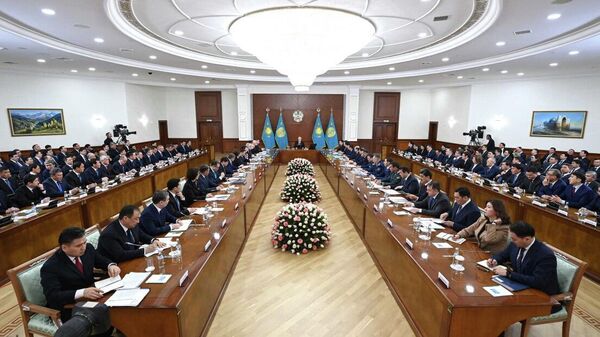 Касым-Жомарт Токаев провел расширенное заседание правительства - Sputnik Қазақстан