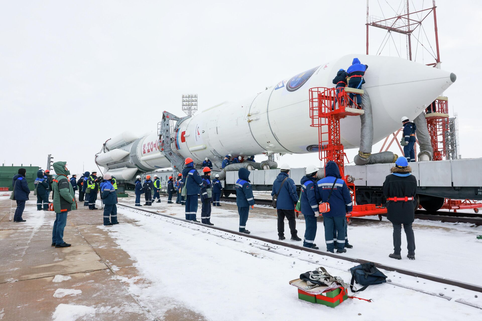 Вывоз РН Протон-М со спутником Электро-Л на стартовый комплекс космодрома Байконур - Sputnik Казахстан, 1920, 12.02.2026