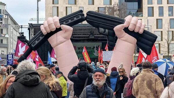 Акция протеста в Мюнхене - Sputnik Казахстан