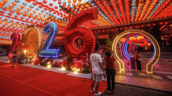 Празднование Нового года по лунному календарю в Индонезии  - Sputnik Казахстан