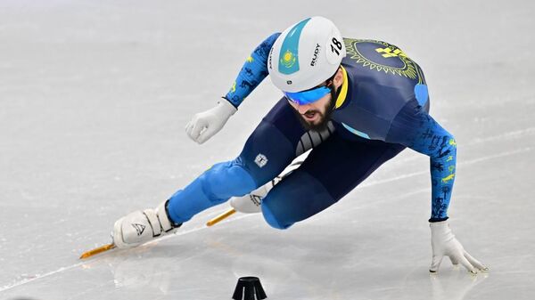 Казахстанский шорт-трекист Денис Никиша   - Sputnik Казахстан