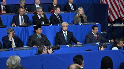 Касым-Жомарт Токаев принимает участие в инаугурационном заседании Совета мира в Вашингтоне