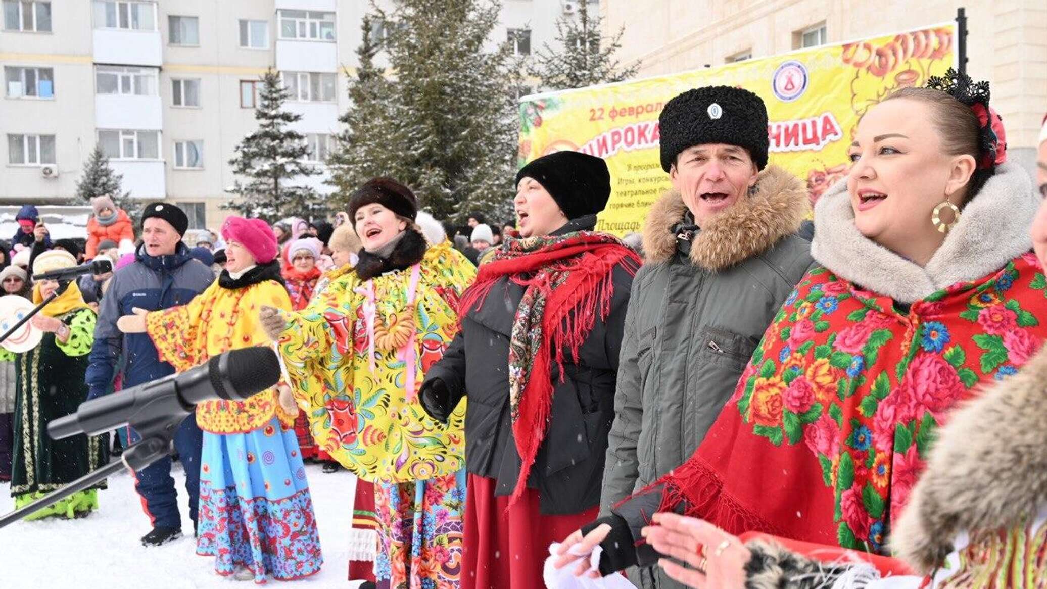 Широкую Масленицу отмечают в Астане