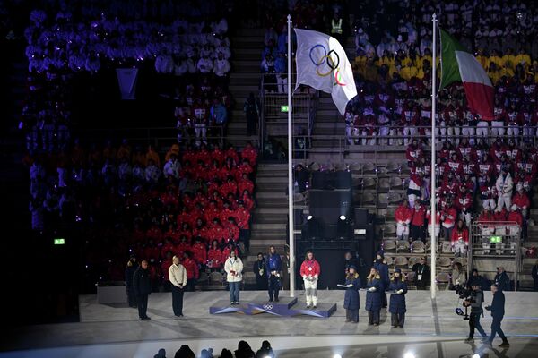 Церемония закрытия XXV Олимпийских игр в Вероне Церемония закрытия XXV Олимпийских игр в Вероне - Sputnik Казахстан