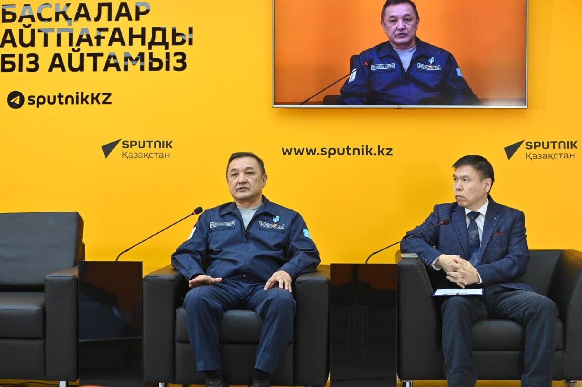 Космонавт, председатель правления АО СП Байтерек Айдын Аимбетов Космонавт, председатель правления АО СП Байтерек Айдын Аимбетов - Sputnik Казахстан, 1920, 24.02.2026