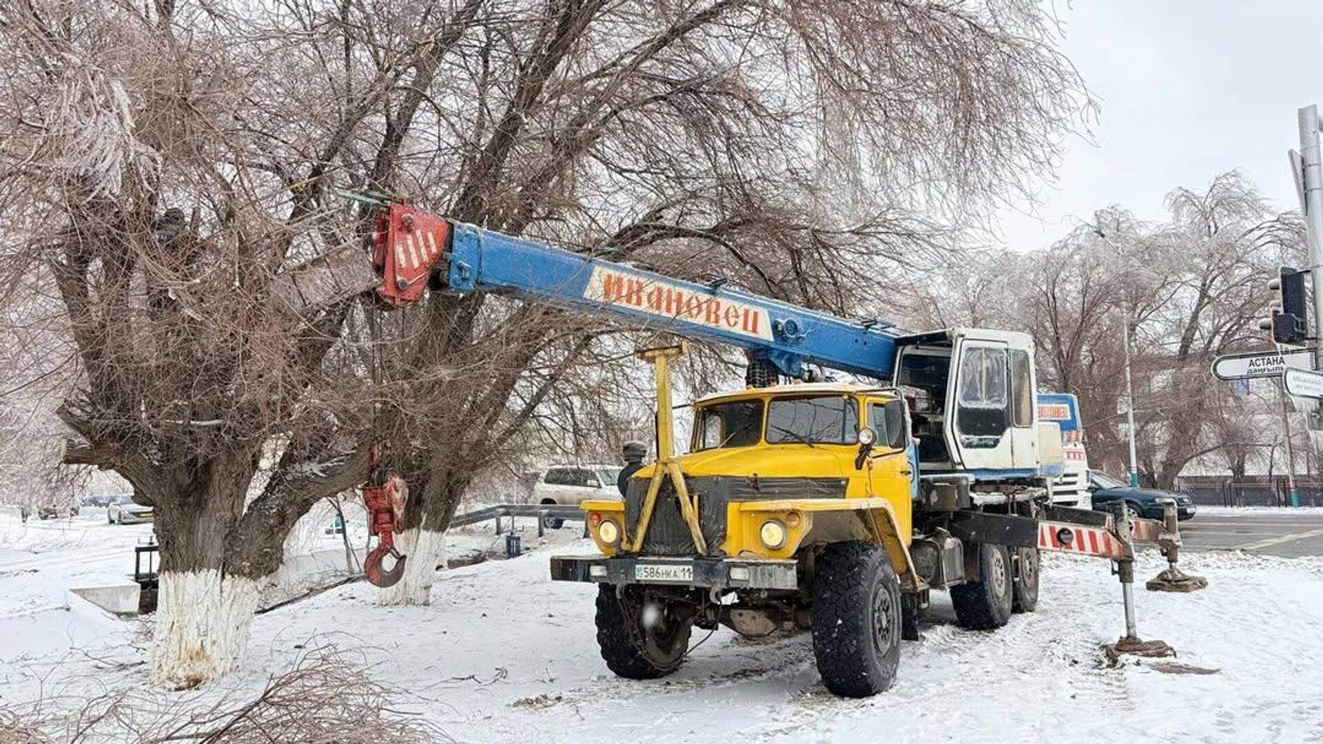 Последствия непогоды устраняет акимат Кызылорды - Sputnik Қазақстан, 1920, 26.02.2026