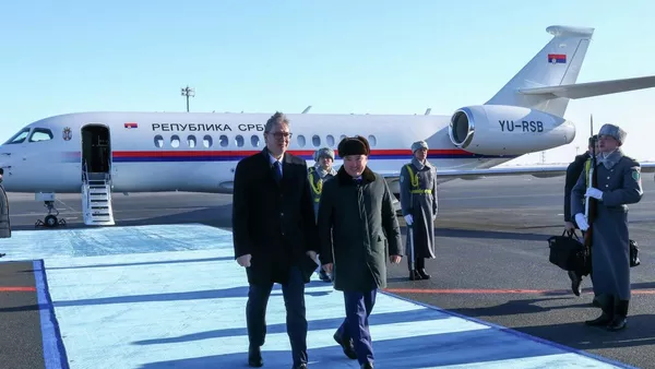 Президент Сербии Александр Вучич прибыл в Астану с официальным визитом - Sputnik Казахстан