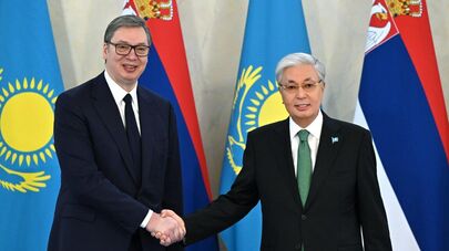 Александр Вучич и Касым-Жомарт Токаев в Астане