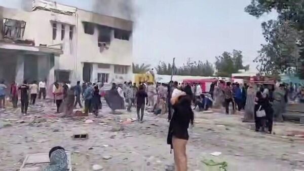 На месте удара по школе на юге Ирана - Sputnik Қазақстан