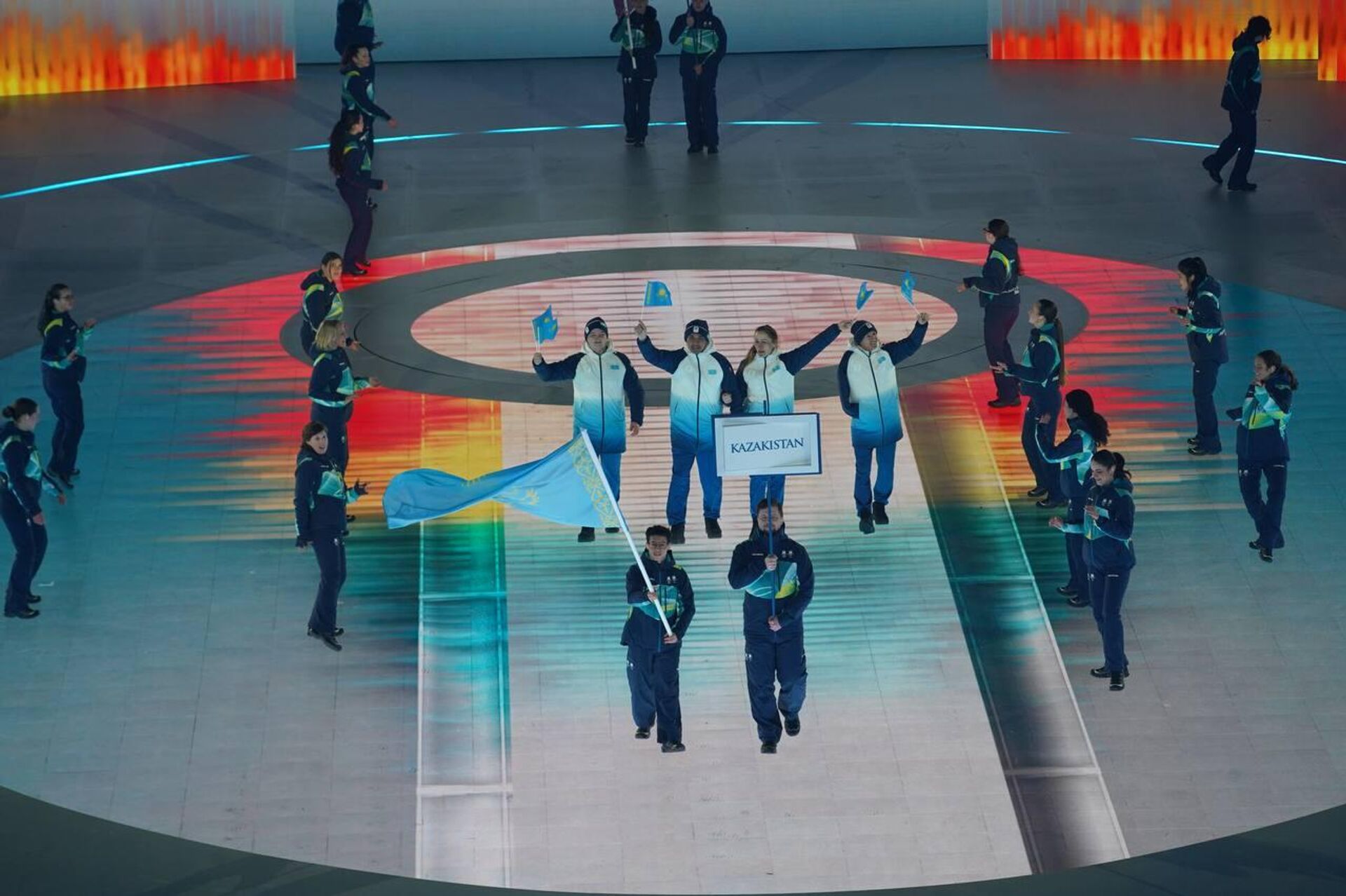 Сборная Казахстана на церемонии открытия XIV зимних Паралимпийских игр - Sputnik Казахстан, 1920, 07.03.2026