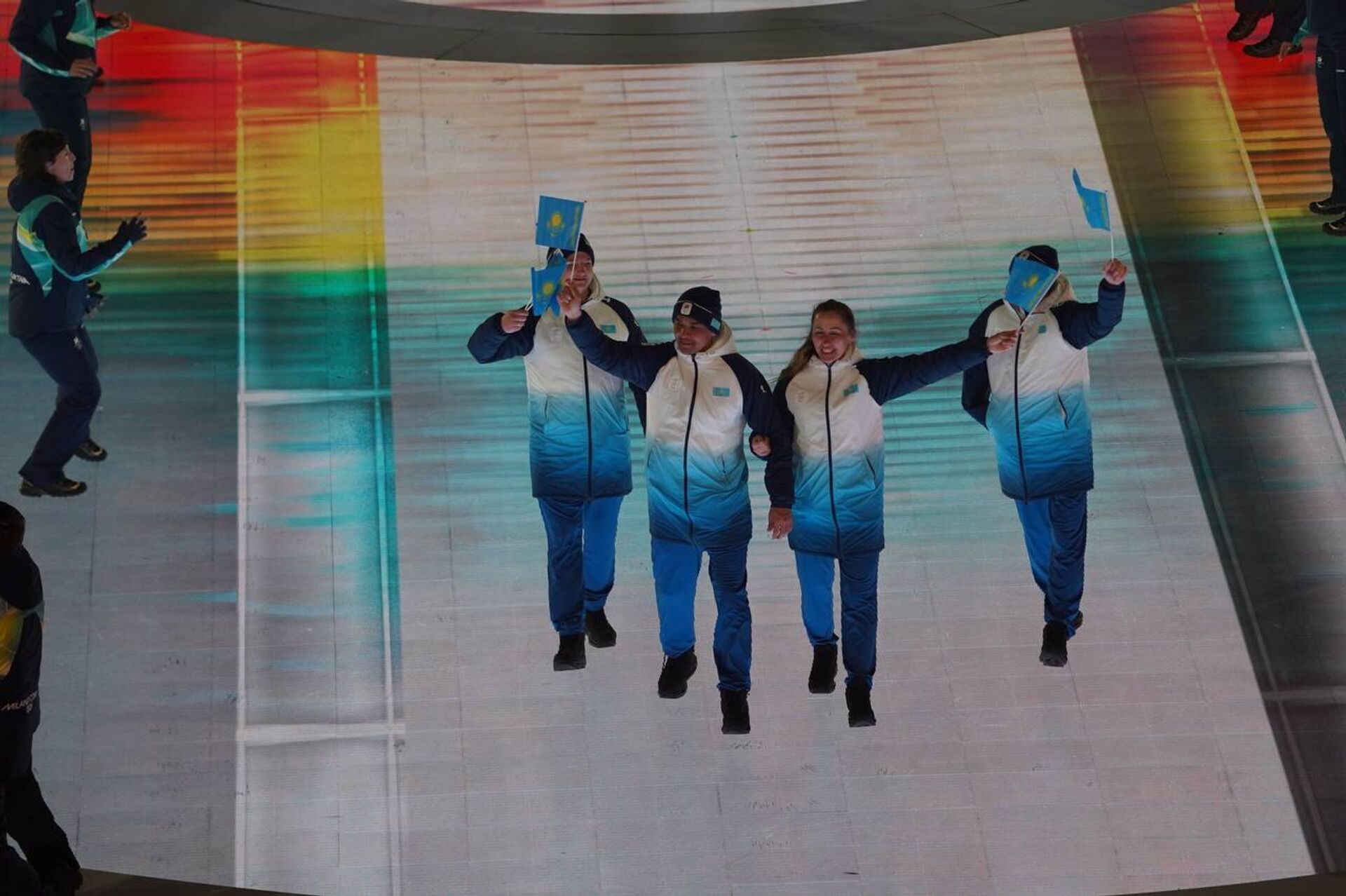 Сборная Казахстана на церемонии открытия XIV зимних Паралимпийских игр - Sputnik Казахстан, 1920, 07.03.2026